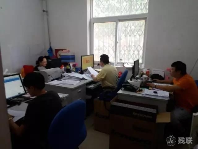 图为 工作现场