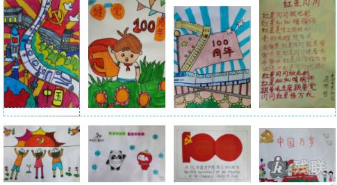 图为 作品展
